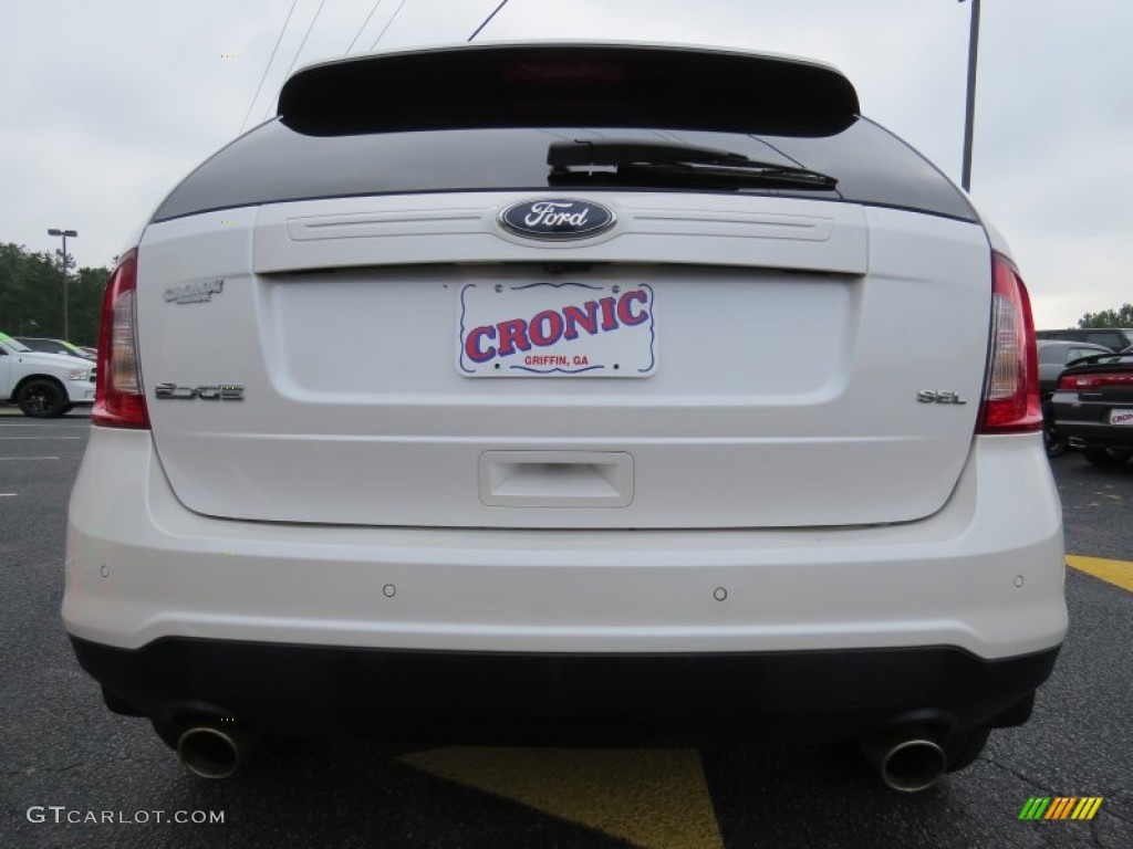 2012 Edge SEL - White Platinum Metallic Tri-Coat / Medium Light Stone photo #6