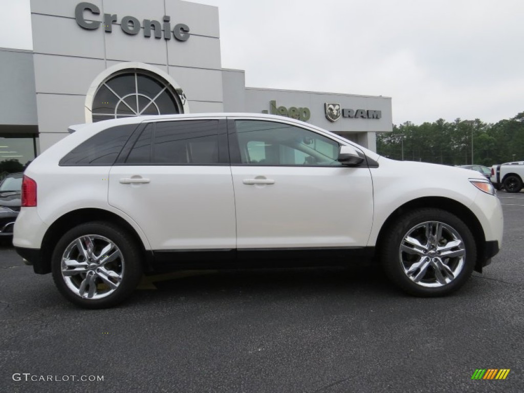 2012 Edge SEL - White Platinum Metallic Tri-Coat / Medium Light Stone photo #8