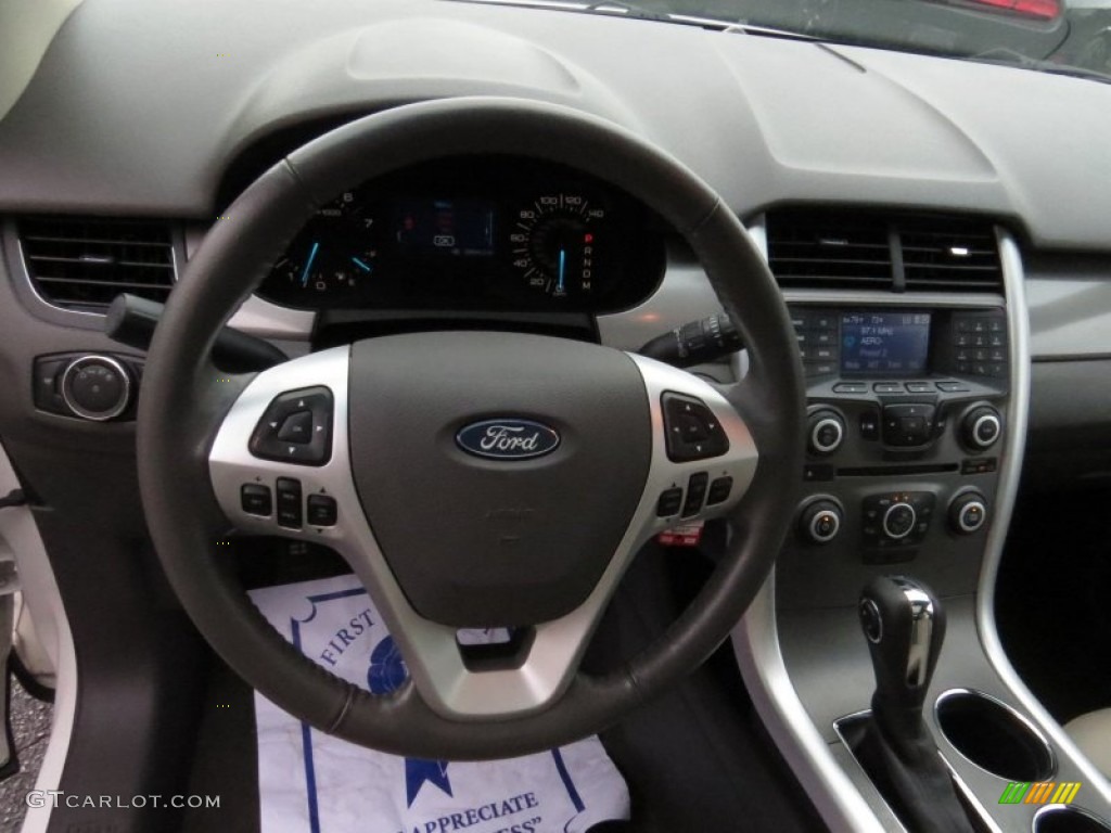 2012 Edge SEL - White Platinum Metallic Tri-Coat / Medium Light Stone photo #10