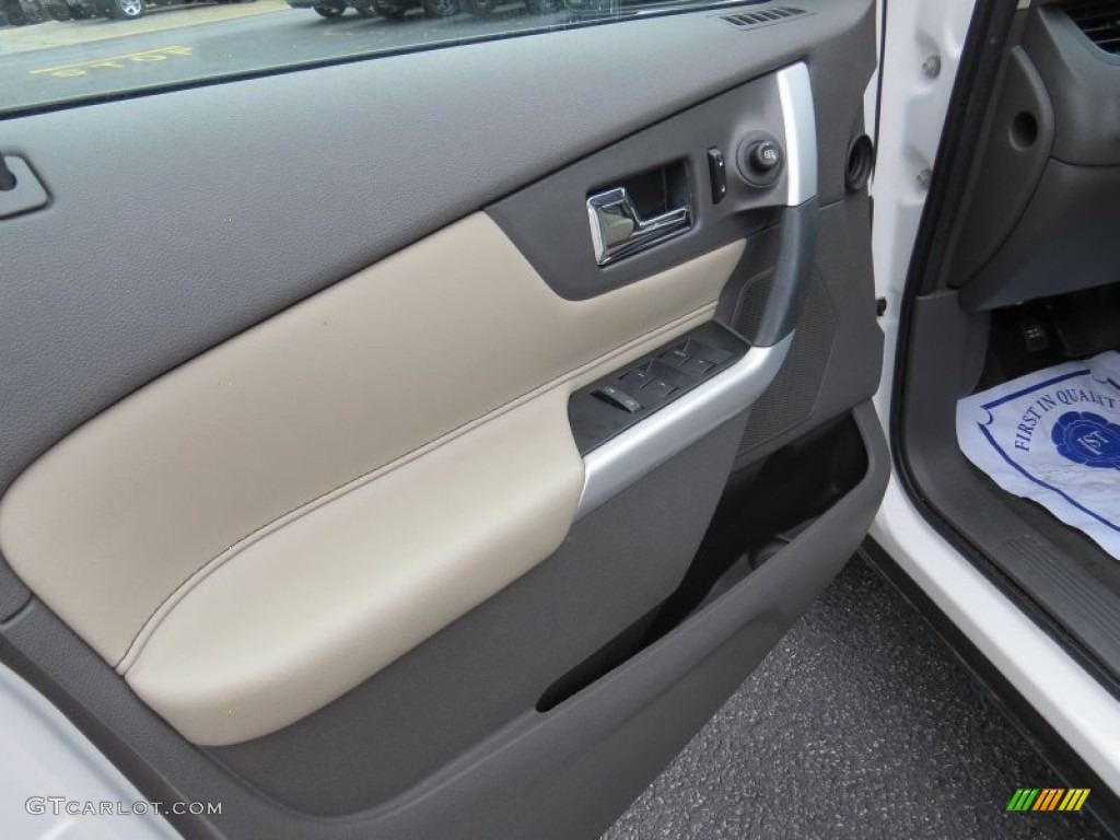 2012 Edge SEL - White Platinum Metallic Tri-Coat / Medium Light Stone photo #12