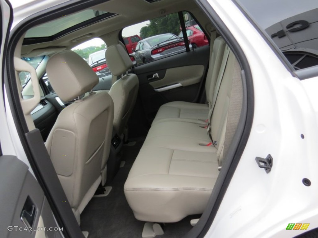 2012 Edge SEL - White Platinum Metallic Tri-Coat / Medium Light Stone photo #15