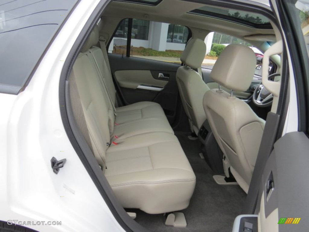2012 Edge SEL - White Platinum Metallic Tri-Coat / Medium Light Stone photo #18