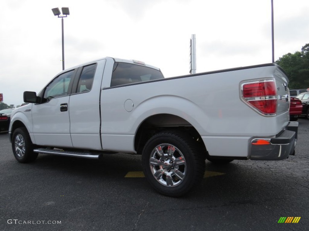2010 F150 XLT SuperCab - Oxford White / Tan photo #5
