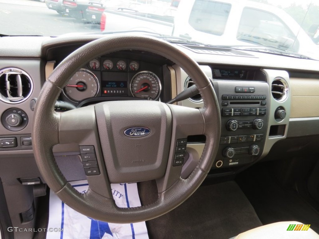 2010 F150 XLT SuperCab - Oxford White / Tan photo #10