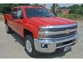 2015 Victory Red Chevrolet Silverado 2500HD LTZ Crew Cab 4x4  photo #1