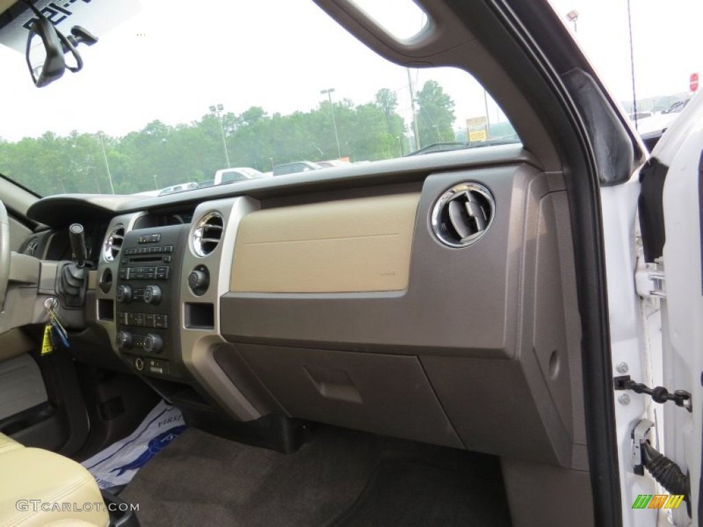2010 F150 XLT SuperCab - Oxford White / Tan photo #18