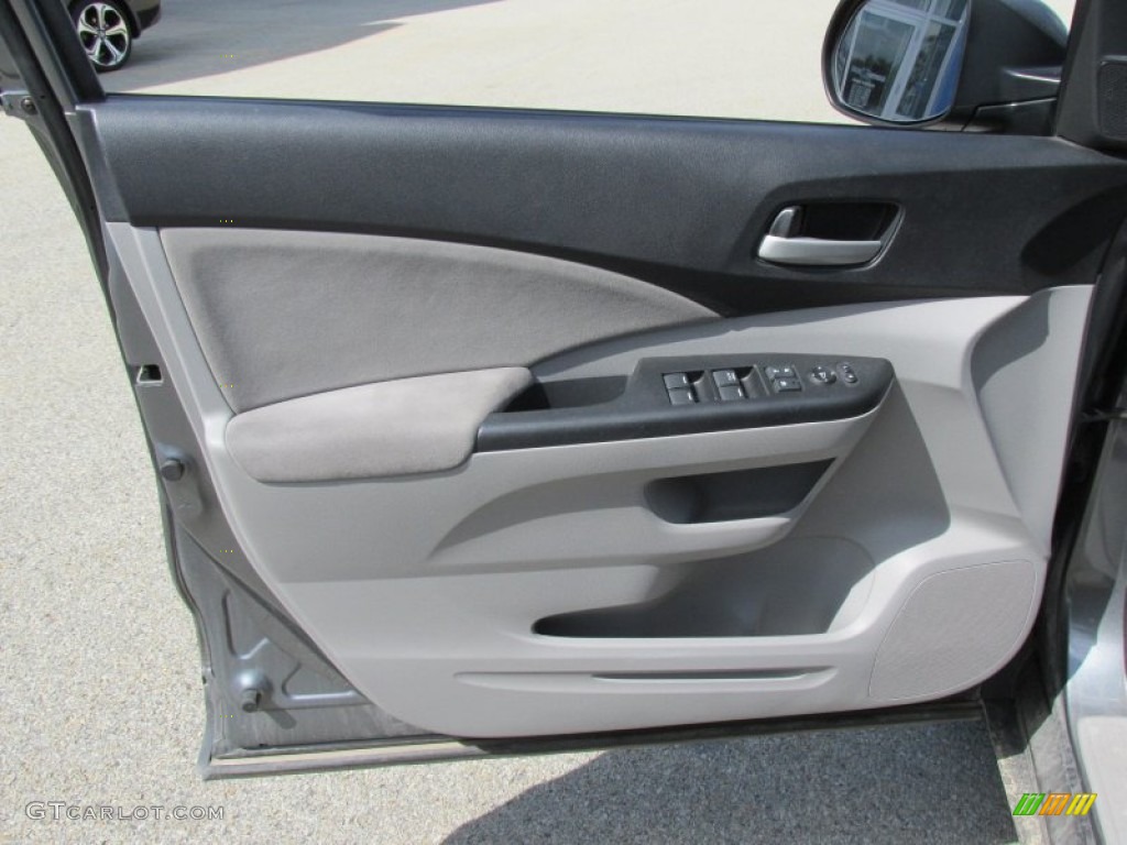 2012 Honda CR-V EX 4WD Gray Door Panel Photo #95425543