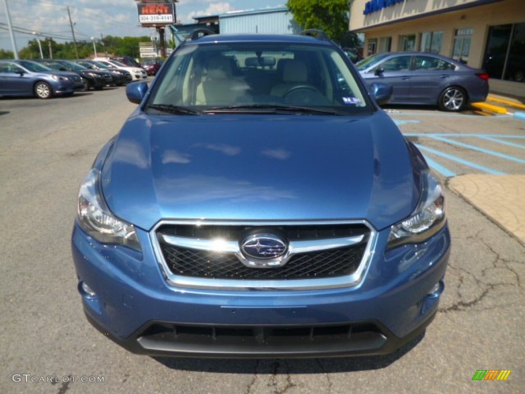 2014 XV Crosstrek 2.0i Premium - Quartz Blue Pearl / Ivory photo #2
