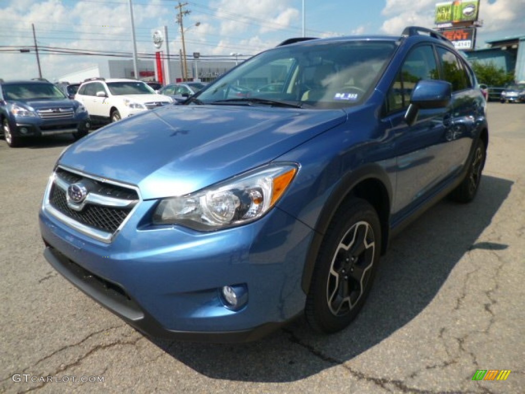 Quartz Blue Pearl 2014 Subaru XV Crosstrek 2.0i Premium Exterior Photo #95425647