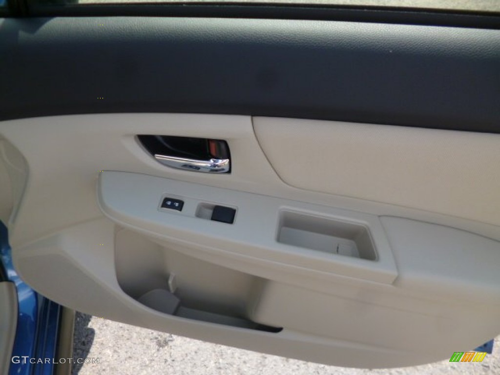 2014 XV Crosstrek 2.0i Premium - Quartz Blue Pearl / Ivory photo #11