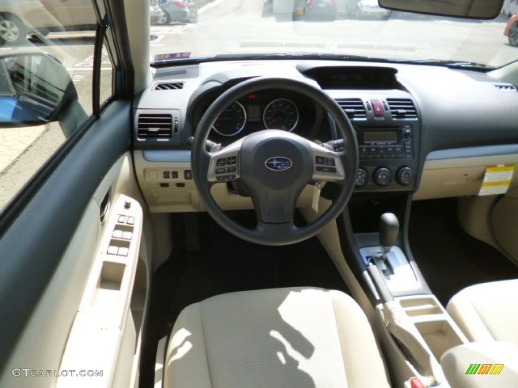 2014 XV Crosstrek 2.0i Premium - Quartz Blue Pearl / Ivory photo #15