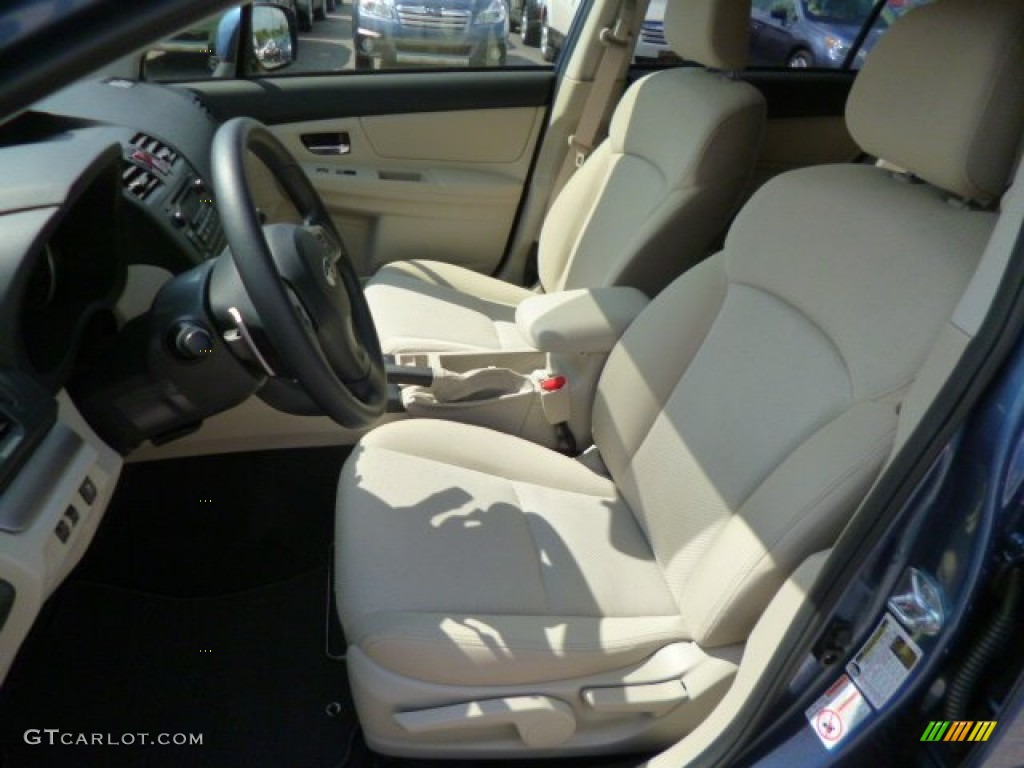 2014 XV Crosstrek 2.0i Premium - Quartz Blue Pearl / Ivory photo #16