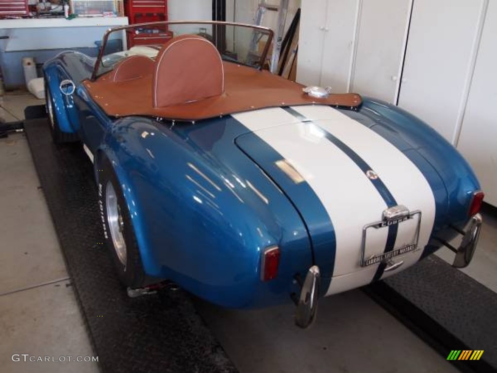 1965 Cobra Roadster Replica - Blue / Brown photo #3