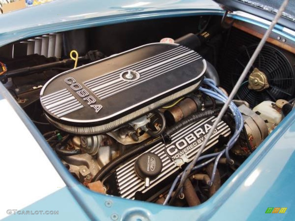 1965 Cobra Roadster Replica - Blue / Brown photo #5