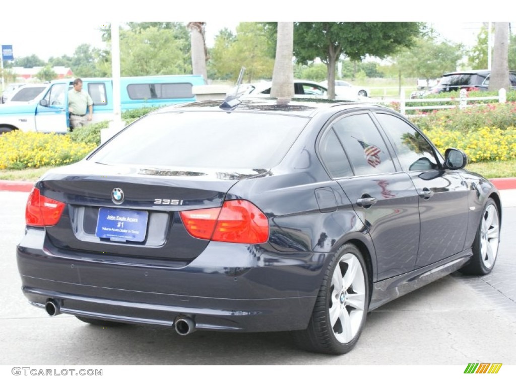 2009 3 Series 335i Sedan - Montego Blue Metallic / Saddle Brown Dakota Leather photo #9