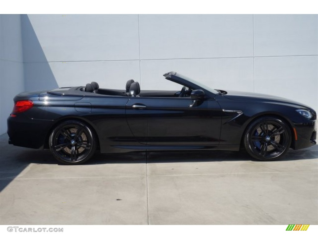 2015 M6 Convertible - Black Sapphire Metallic / Black photo #2