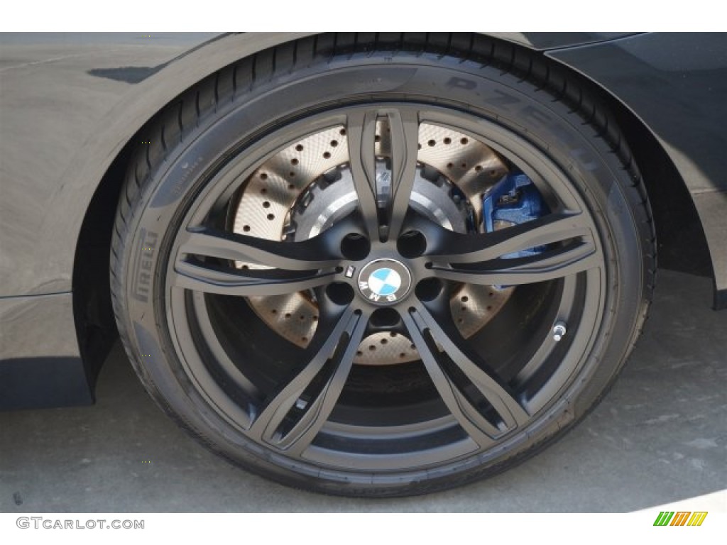 2015 M6 Convertible - Black Sapphire Metallic / Black photo #4