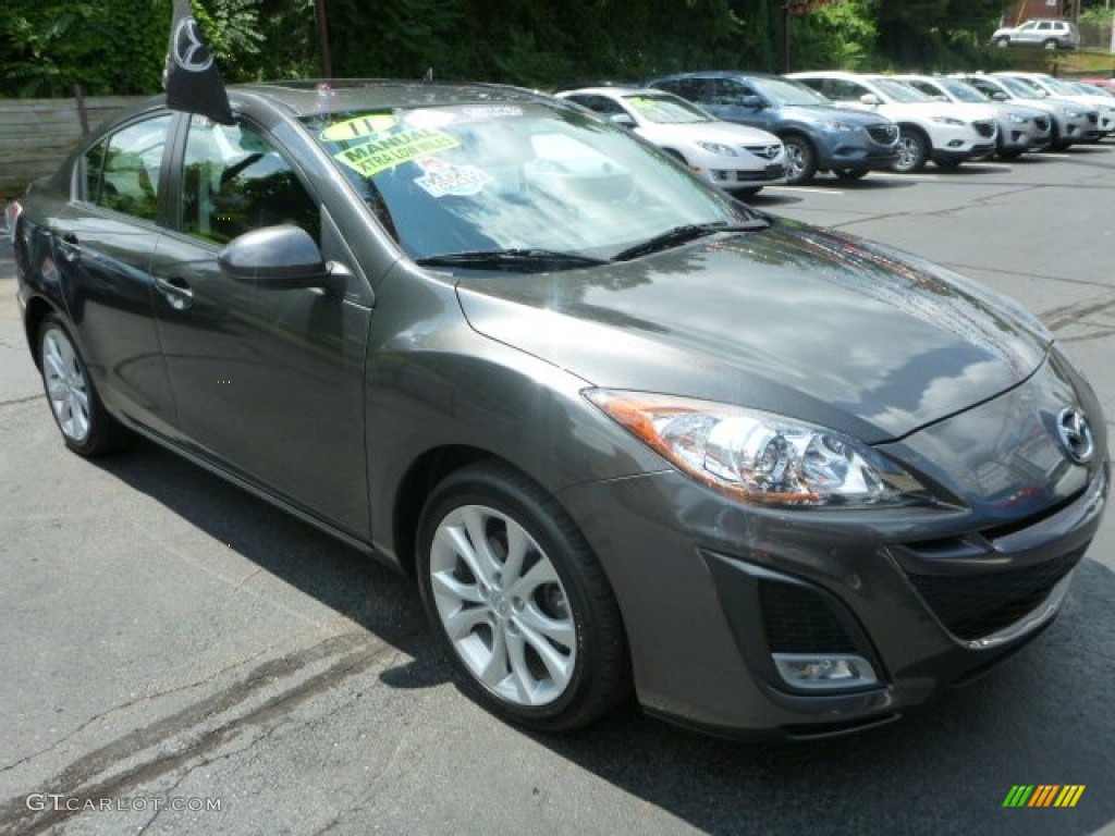 Graphite Mica 2011 Mazda MAZDA3 s Sport 4 Door Exterior Photo #95429560