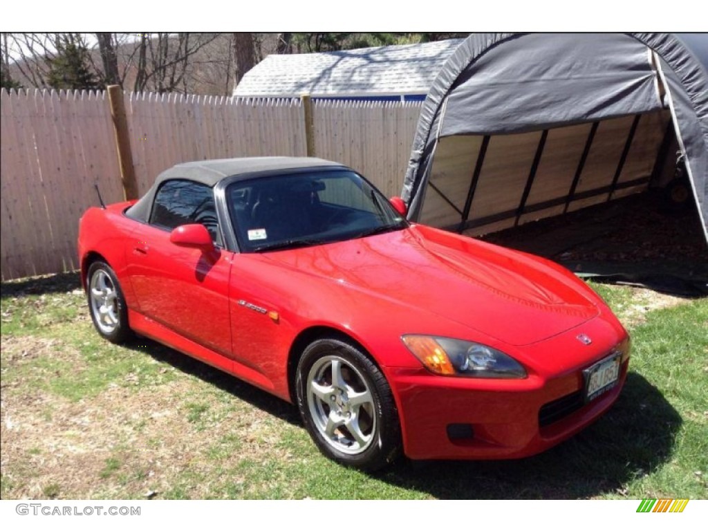 2000 S2000 Roadster - New Formula Red / Black photo #2