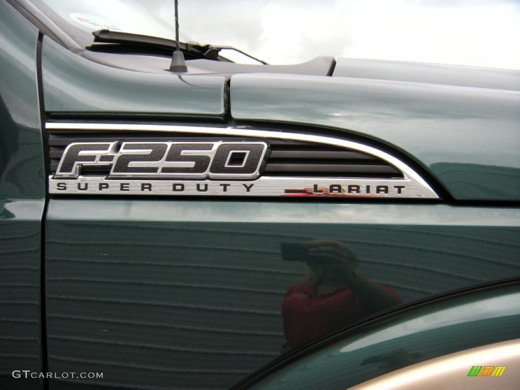 2012 F250 Super Duty Lariat Crew Cab 4x4 - Green Gem Metallic / Adobe photo #15