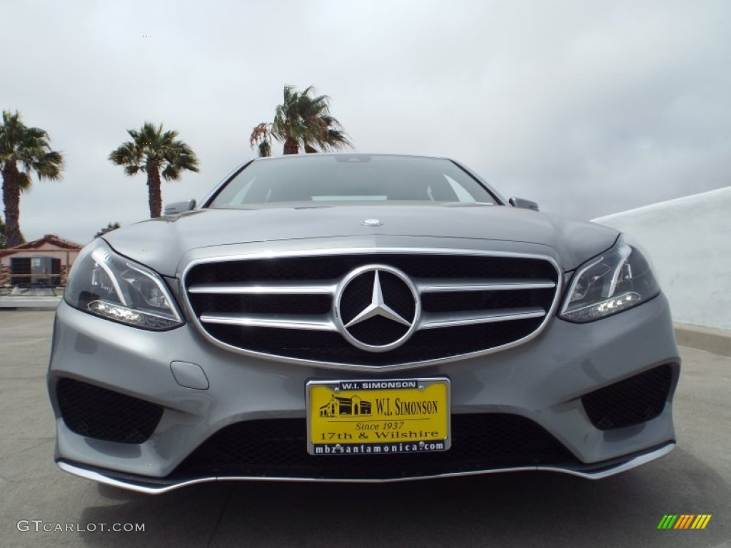 2014 E 350 Sport Sedan - Paladium Silver Metallic / Black photo #2