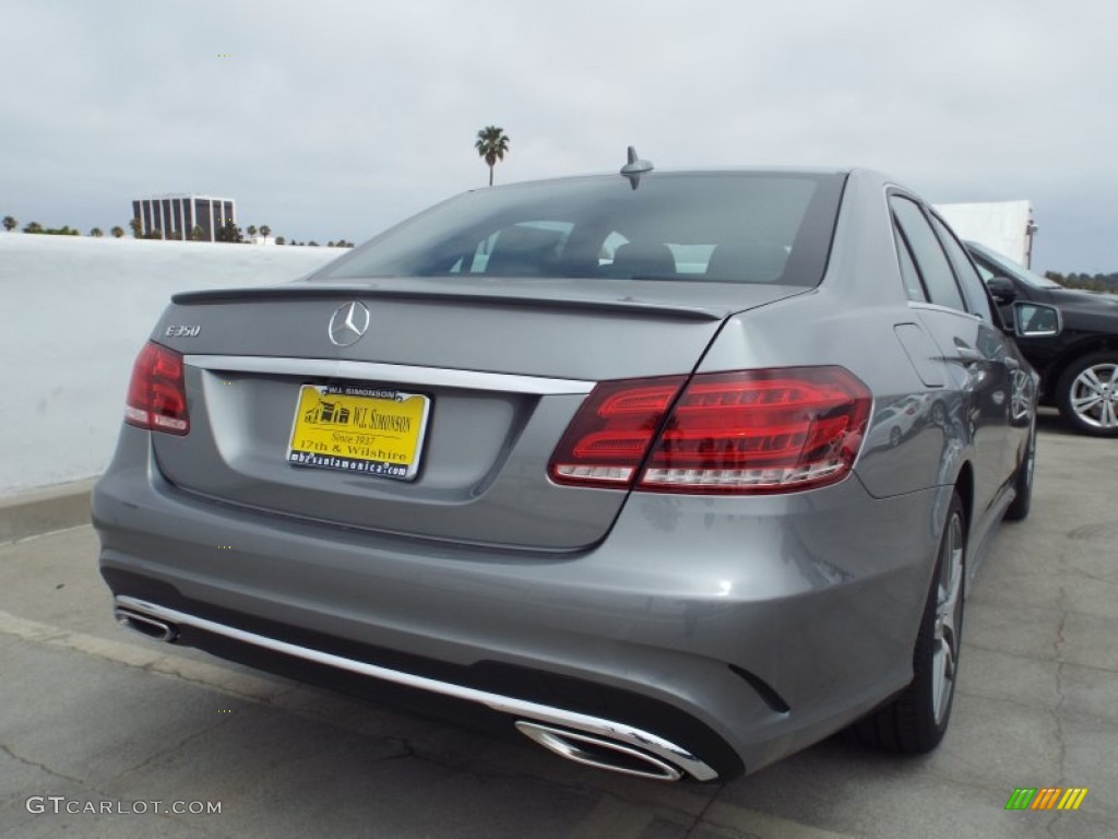 2014 E 350 Sport Sedan - Paladium Silver Metallic / Black photo #4