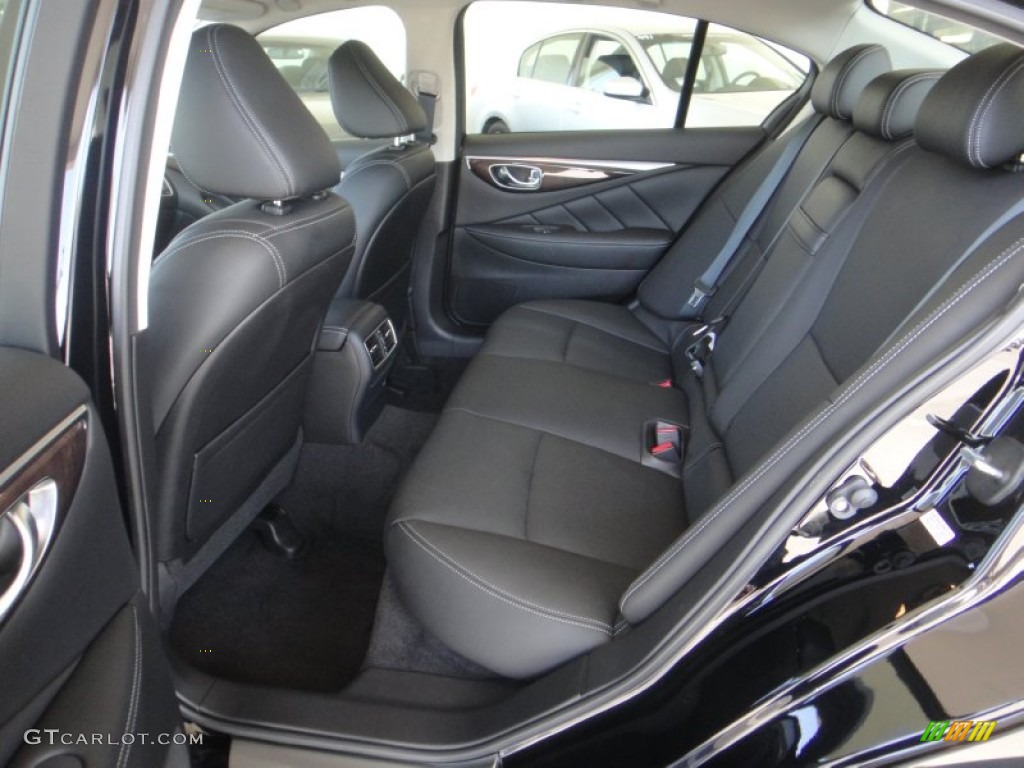 2014 Infiniti Q 50 3.7 Premium Rear Seat Photo #95433986