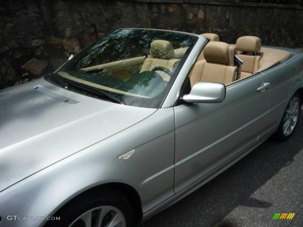 2006 3 Series 330i Convertible - Titanium Silver Metallic / Sand photo #16