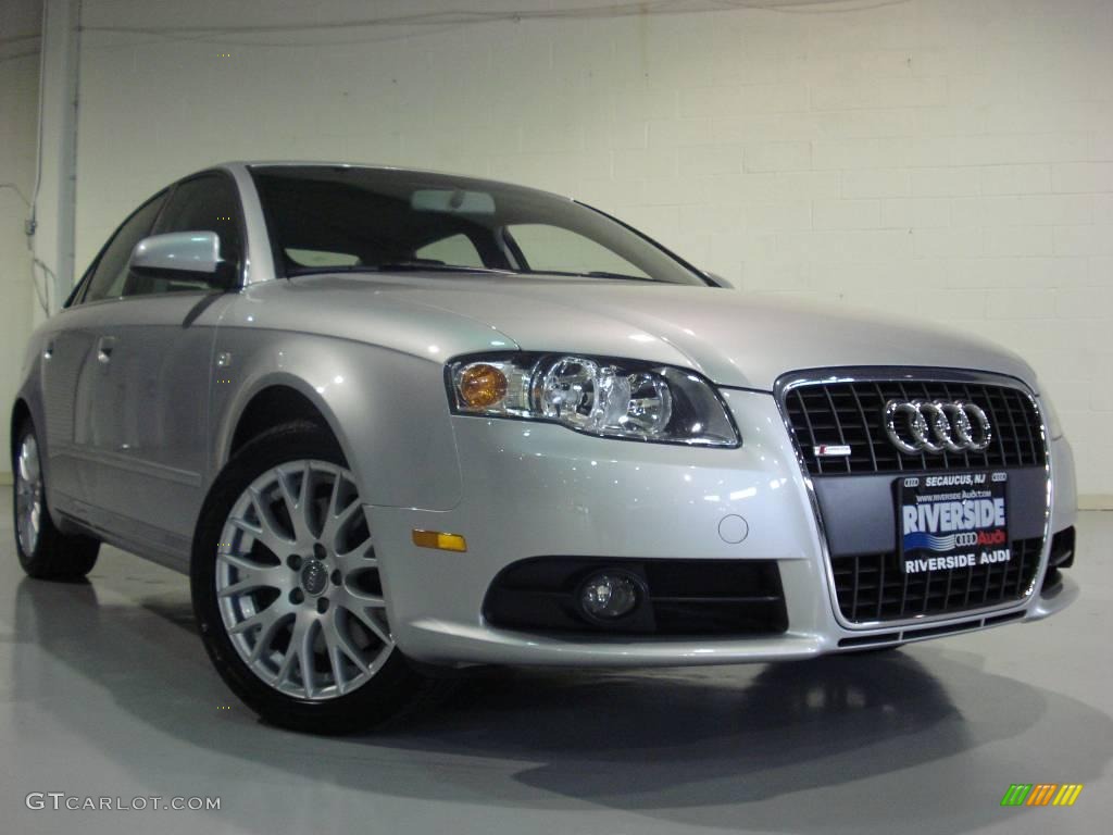 2008 A4 2.0T Special Edition quattro Sedan - Light Silver Metallic / Black photo #1