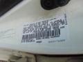 040: Super White 2002 Toyota Camry SE Color Code