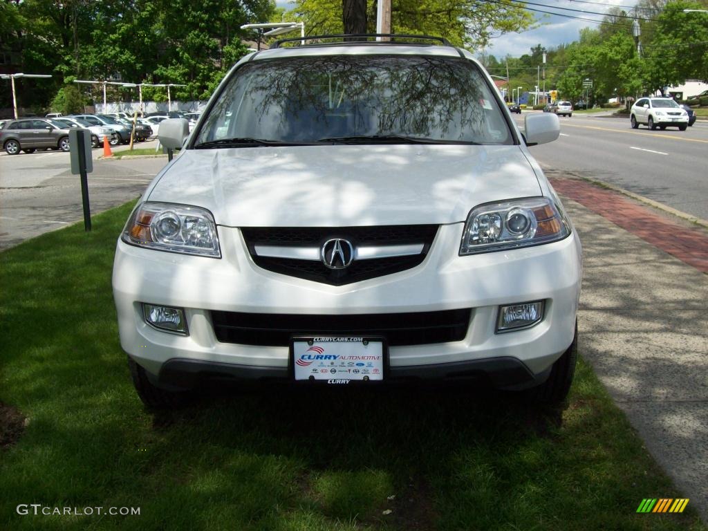 2006 MDX  - Aspen White Pearl / Saddle photo #2