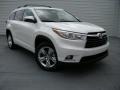 Blizzard White Pearl 2014 Toyota Highlander Limited