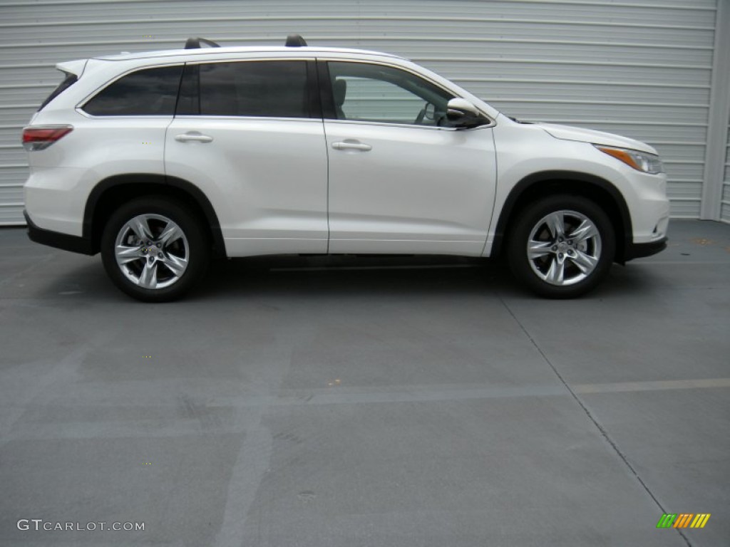 Blizzard White Pearl 2014 Toyota Highlander Limited Exterior Photo #95441579