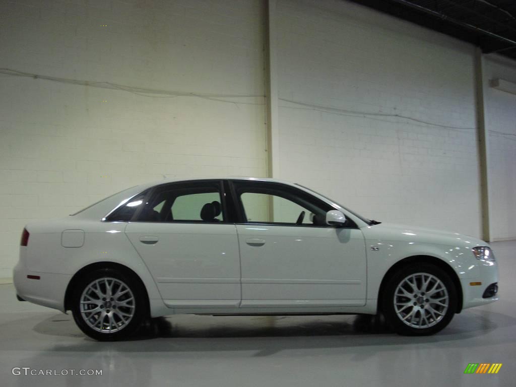 2008 A4 2.0T Special Edition quattro Sedan - Ibis White / Black photo #3
