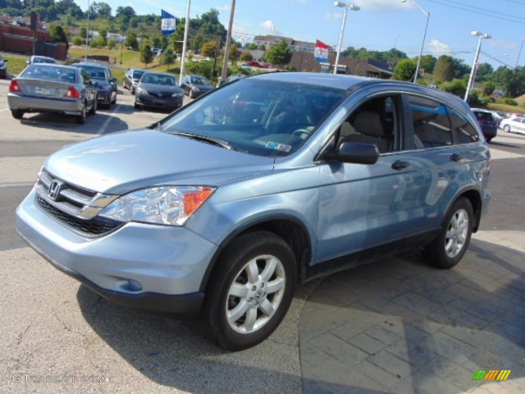 2011 CR-V SE 4WD - Glacier Blue Metallic / Gray photo #5