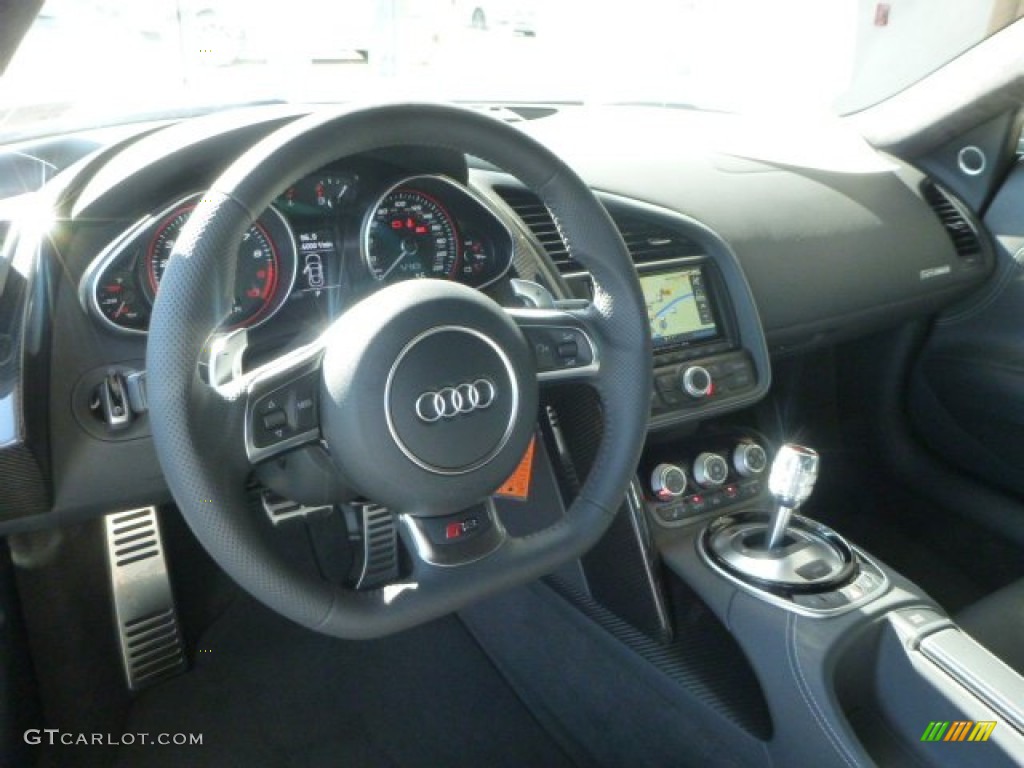 2015 Audi R8 V10 Black Dashboard Photo #95443313