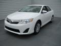 2014 Super White Toyota Camry LE  photo #7