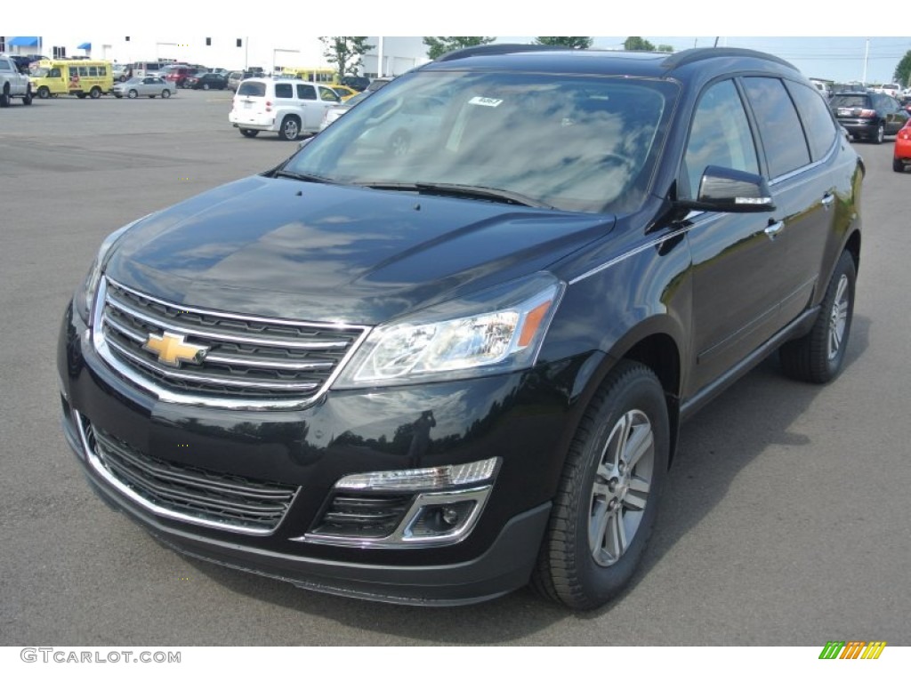 Black Granite Metallic 2015 Chevrolet Traverse LT Exterior Photo #95443572