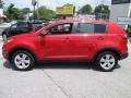 2013 Signal Red Kia Sportage LX  photo #3