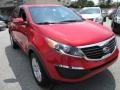 2013 Signal Red Kia Sportage LX  photo #8