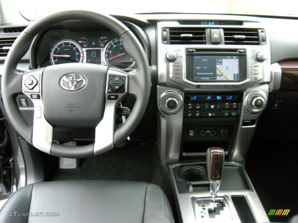 2014 Toyota 4Runner Limited Black Dashboard Photo #95447783