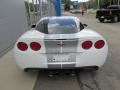 Arctic White/60th Anniversary Pearl Silver Blue Stripes 2013 Chevrolet Corvette Grand Sport Coupe Exterior