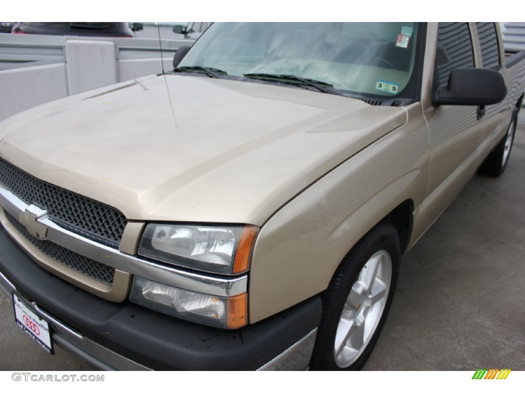 2005 Silverado 1500 LS Crew Cab - Sandstone Metallic / Tan photo #3