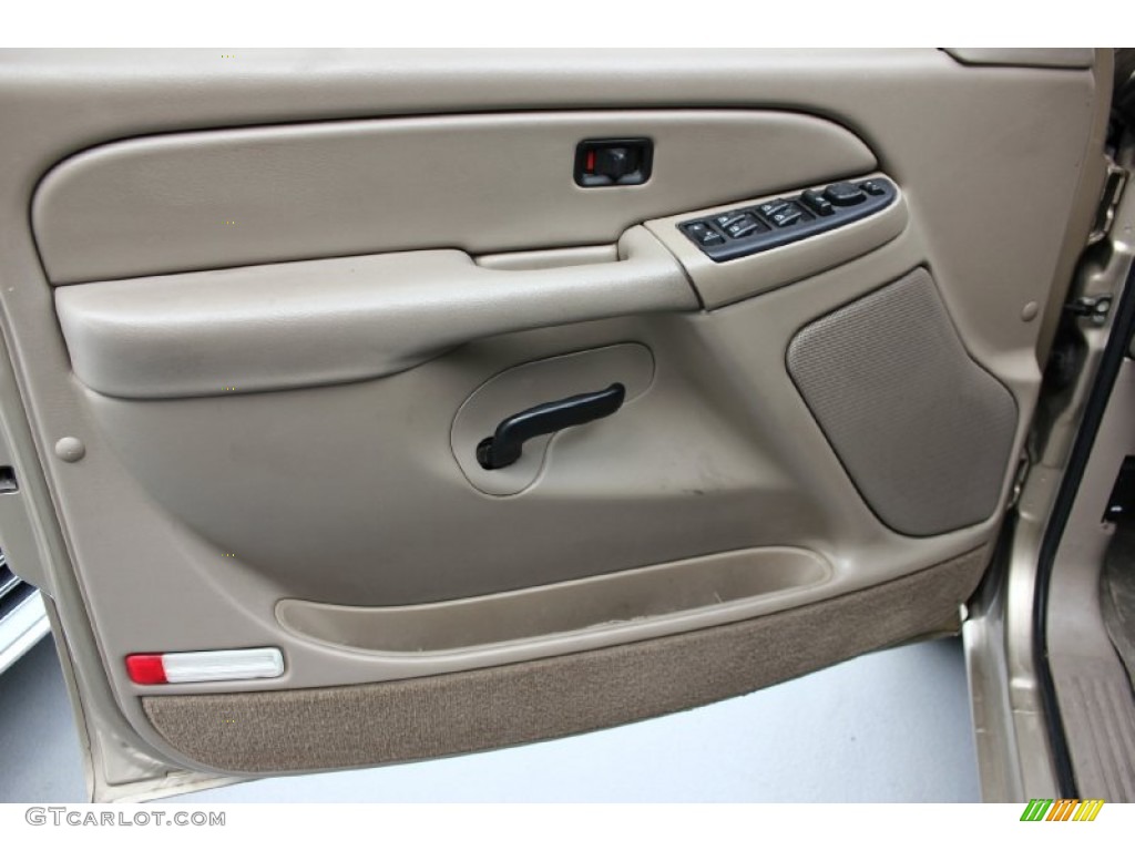 2005 Chevrolet Silverado 1500 LS Crew Cab Tan Door Panel Photo #95448968