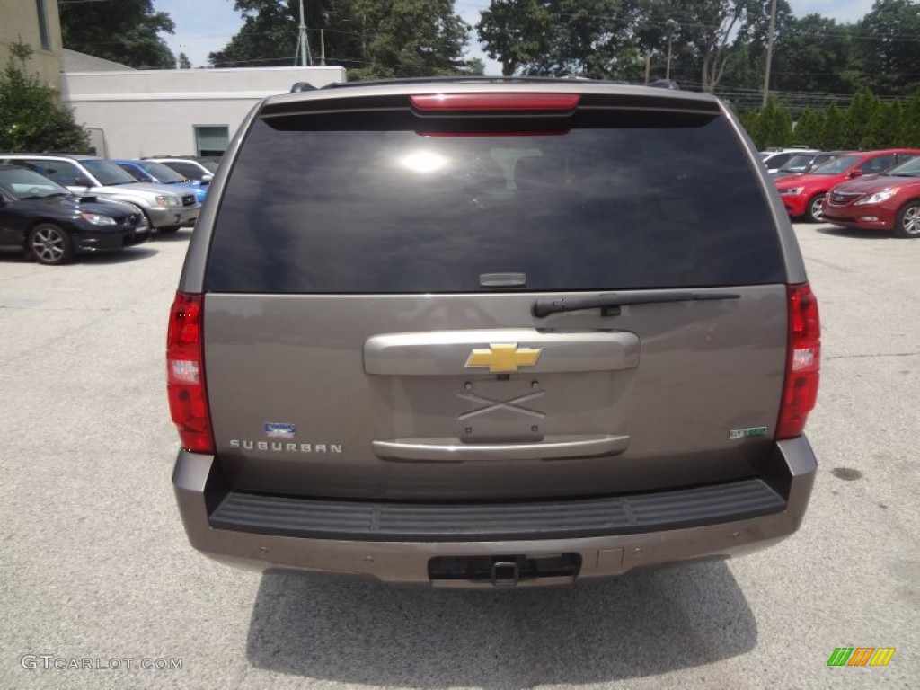 2012 Suburban LT 4x4 - Graystone Metallic / Light Cashmere/Dark Cashmere photo #10