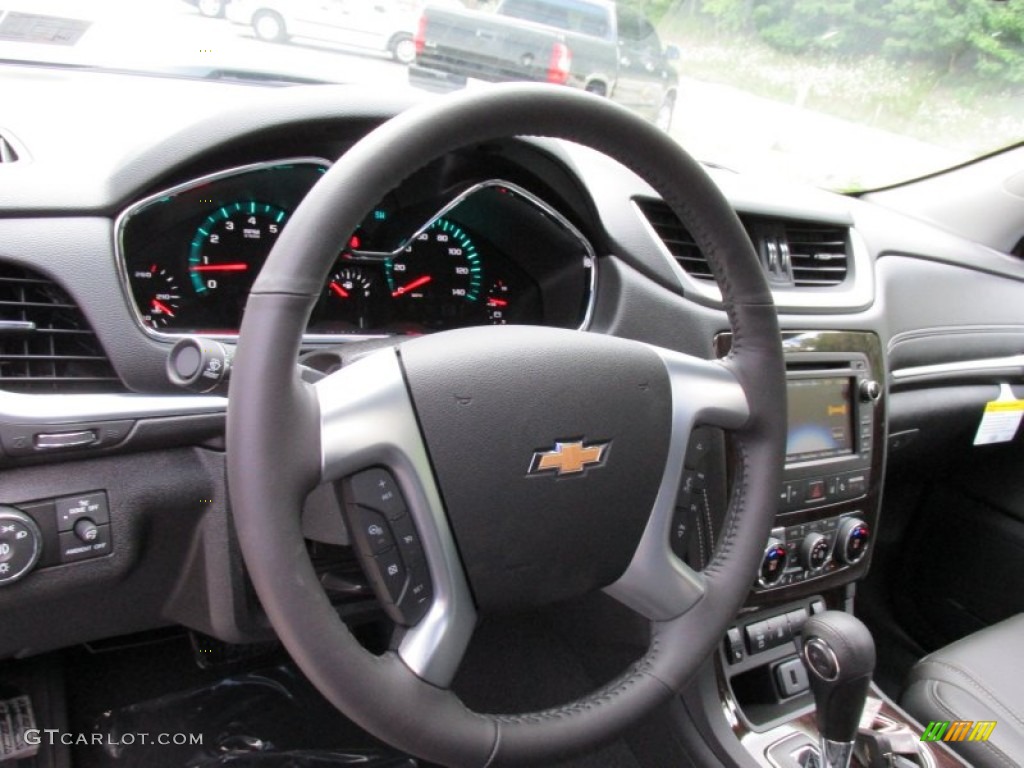 2015 Traverse LTZ AWD - Blue Velvet Metallic / Ebony photo #16