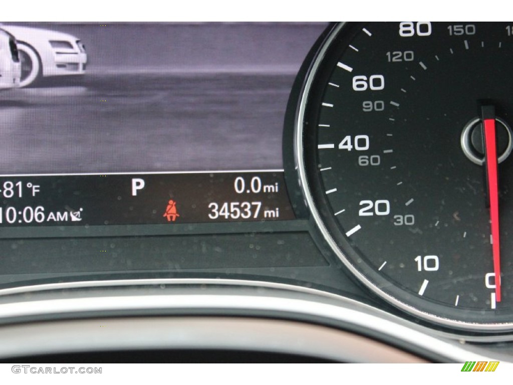 2012 A7 3.0T quattro Premium - Brilliant Black / Black photo #62