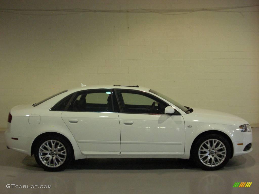 2008 A4 2.0T Special Edition quattro Sedan - Ibis White / Black photo #3