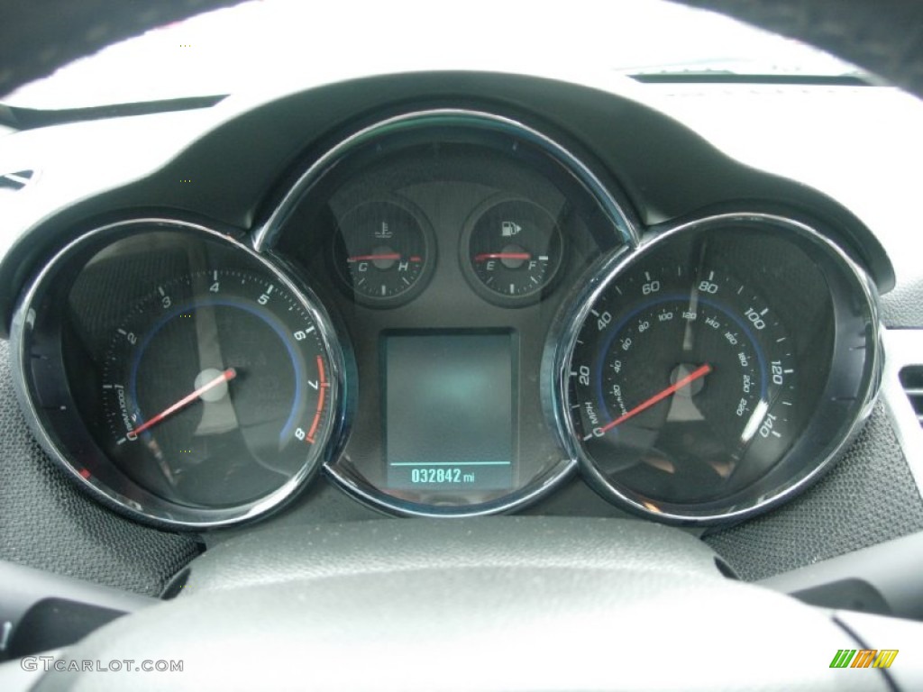 2013 Cruze LTZ - Silver Ice Metallic / Jet Black/Brick photo #4