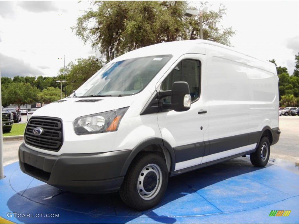 Oxford White 2015 Ford Transit Van 150 MR Long Exterior Photo #95452661